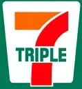 A logo of triple 7 convenience store